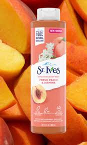 St Ives Fresh Peach & jasmine Body wash