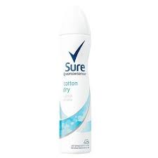 Sure Cotton Dry Anti-Perspirant Deodorant Spray