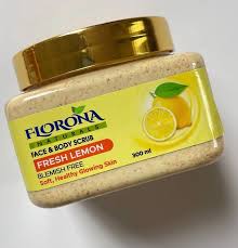 Florona Fresh lemon Face & Body Scrub