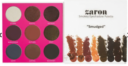 Zaron 9-In-1 Eyeshadow Palette Smudged