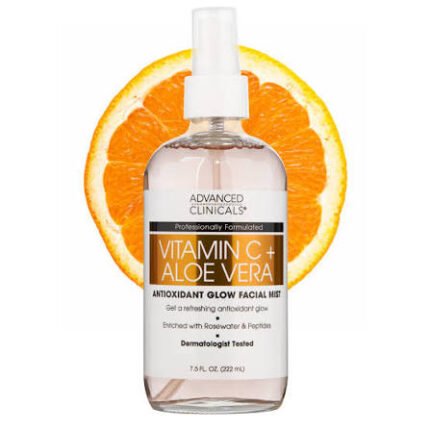 Advanced Clinicals Vitamin C + Ferulic Acid Antioxidant Glow Facial Mist
